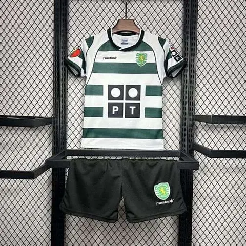 01-03 Sporting Lisbon home retro kid kit