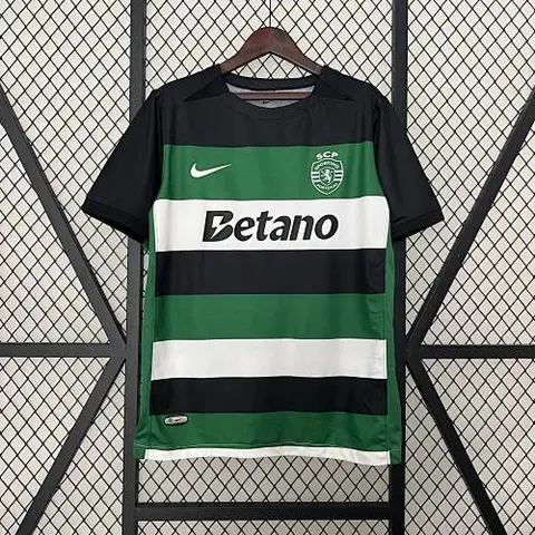 24-25 Sporting Lisbon home soccer jersey