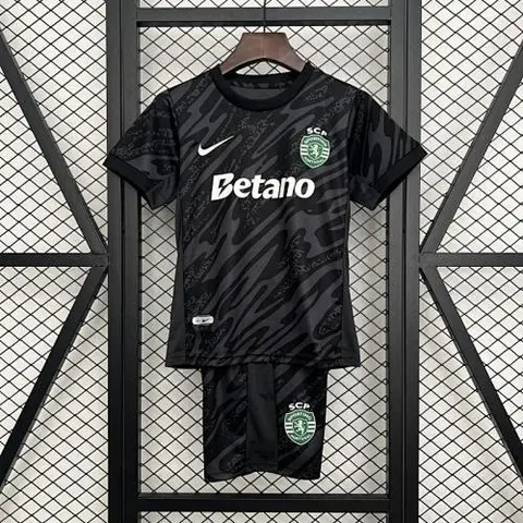 25/26 Sporting Lisbon Goalkeeper Black Size: 16-28