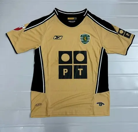 Retro 03-04 Sporting Lisbon away soccer jersey size S-2XL