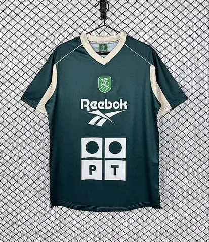 Retro Sporting Lisbon 2000/01 green training jersey size S-2XL
