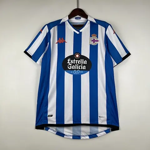 23-24 Deportivo de La Coruña home soccer jersey