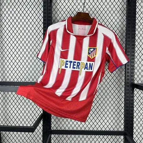 03-04 Retro Atletico Madrid Home Kit S-XXL