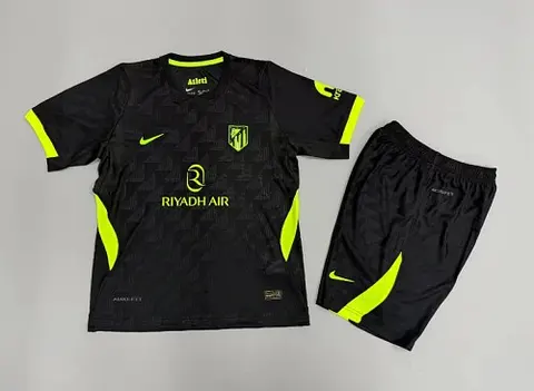 2026/27 Atletico Madrid Away Player Version Kids Kit Soccer Jersey 16-28