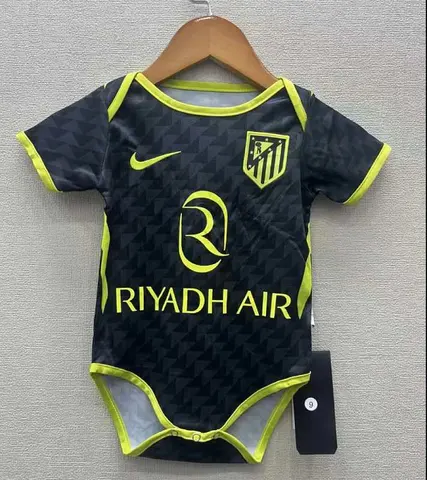 2026/27 Atletico Madrid Black Away Baby Soccer Jersey