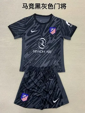 24-25 A MAD black goalkeeper adult and kid kit