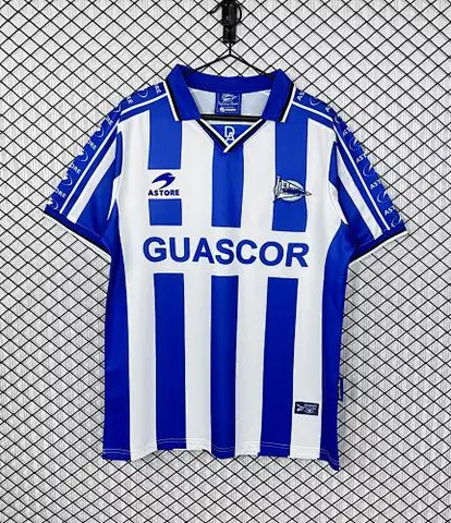 Retro Deportivo Alaves 1998/99 Home Soccer Jersey
