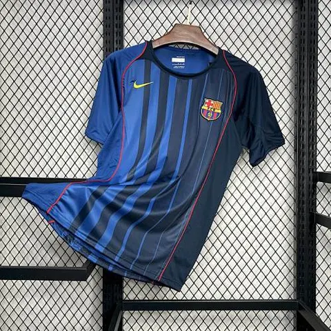 Maillot de football 04-05 BAR bleu — Extérieur · Rétro