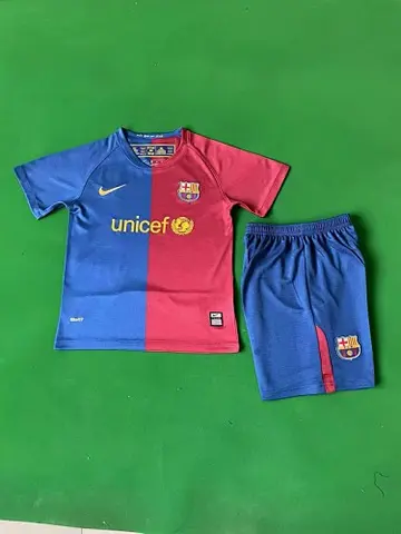 Ensemble de football enfant 08-09 BAR UCL version — Domicile · Rétro