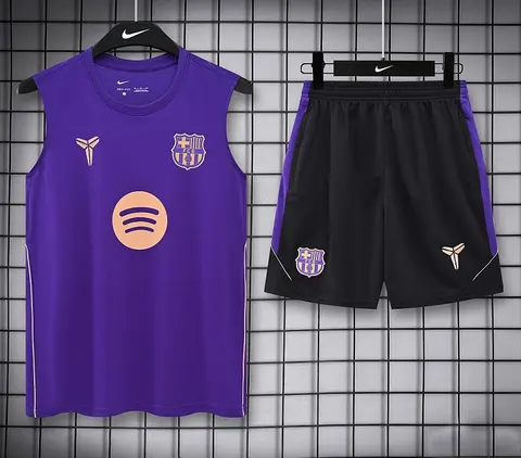 2026/27 Barcelona & Kobe Purple Vest Suit S-2XL