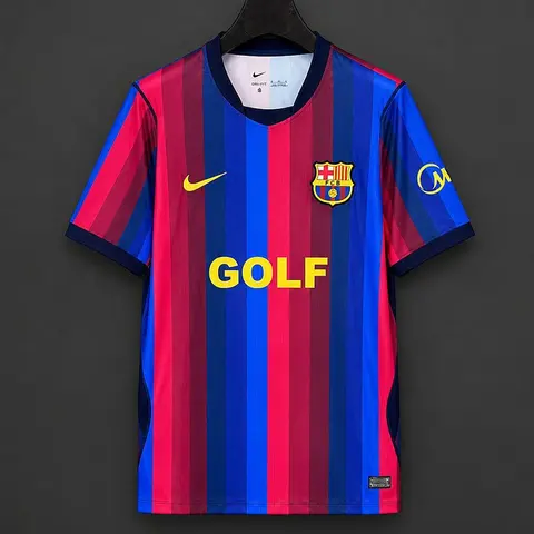 2026/27 Barcelona Red Blue Home COLF Advertise Soccer Jersey S-4XL