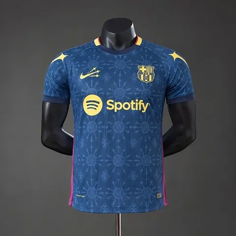 2026/27 Barcelona X NOCTA Dark Blue Special Edition Player Version Soccer Jersey S-XXL