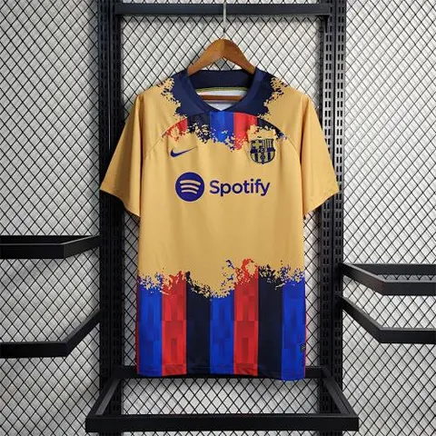 23-24 BAR Gold with blue and red Training Suit