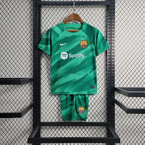 Ensemble de football enfant 23-24 BAR vert gardien