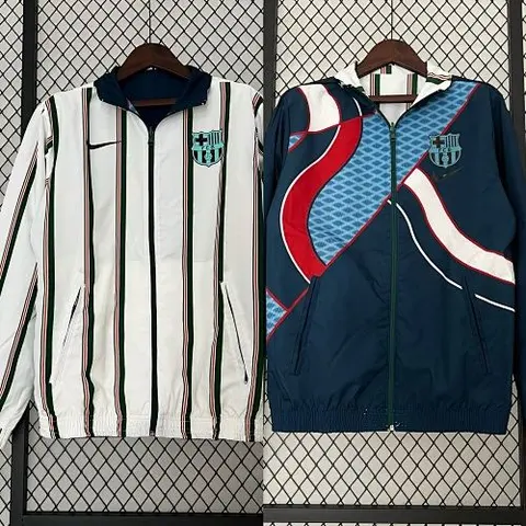 23-24 BAR green white REVERSIBLE werindbreaker