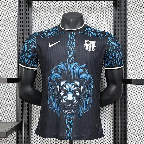 Maillot de football 24-25 BAR bleu et noir spécial — Version joueur