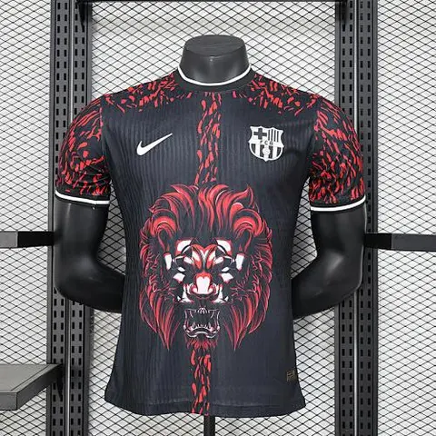 Maillot de football 24-25 BAR rouge et noir spécial — Version joueur