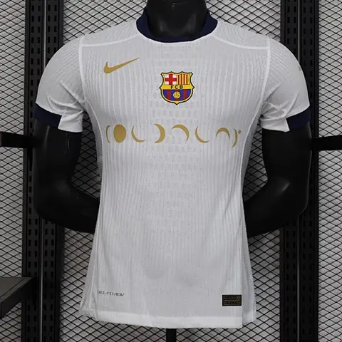 Maillot de football 24-25 BAR blanc spécial — Version joueur