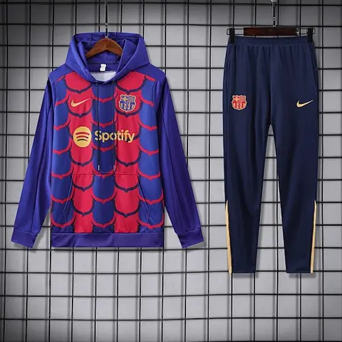 24-25 BAR blue and red hoody suit
