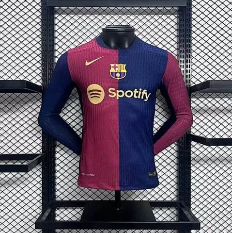 Maillot de football 24-25 BAR — Domicile · Version joueur · Manches longues