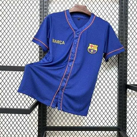 Barcelona 2025/26 Blue baseball Jersey