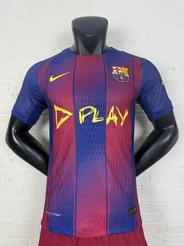 Maillot de football Barcelona avec nouveau sponsor — 2025/26 · Domicile · Version joueur