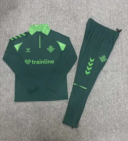 2026/27 Real Betis Green Half Zip Training Suit S-2XL