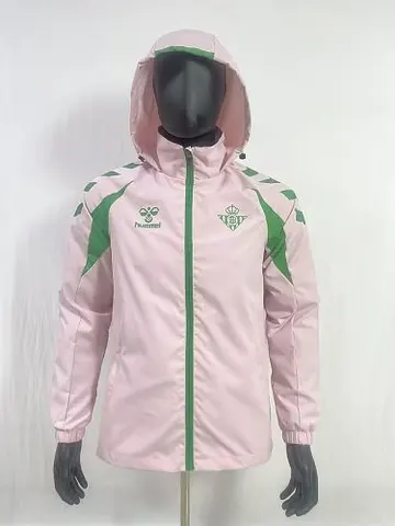 2026/27 Real Betis Pink Windbreaker Jacket S-2XL