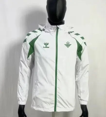 2026/27 Real Betis White Windbreaker S-2XL
