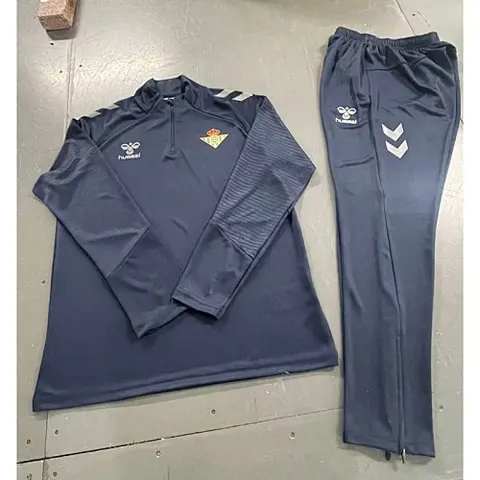 24-25 BTS Black half zipper tracksuit