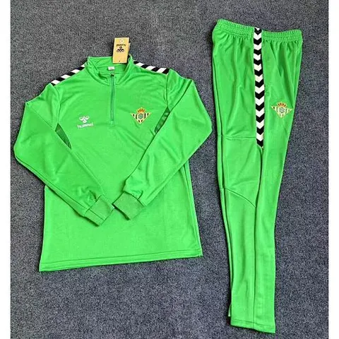 24-25 BTS Green half zipper tracksuit
