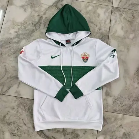 Elche FC 2025/26 White and Green Hoodie
