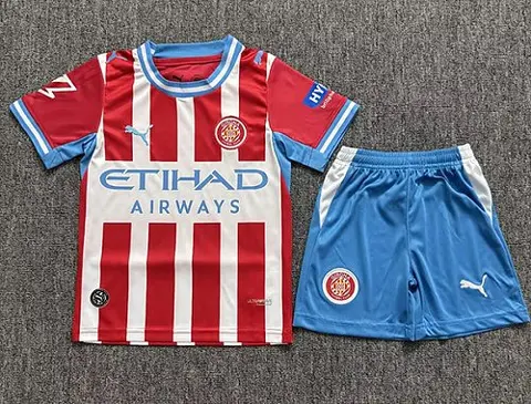 2026/27 Girona FC Home Kids Kit Soccer Jersey 16-28