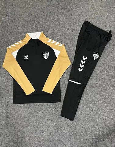 2026/27 Malaga Black Half Zip Training Suit S-2XL