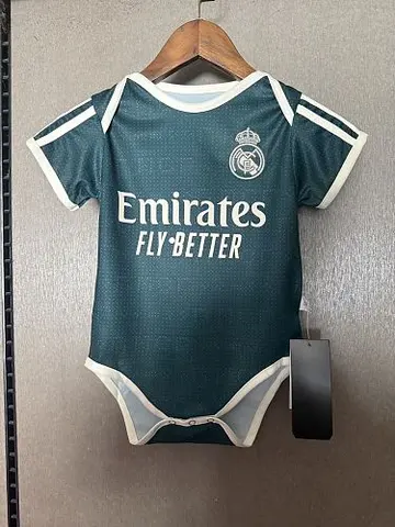 2026/27 Real Madrid Away Green Baby Soccer Jersey