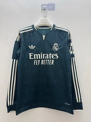 2026/27 Real Madrid Away Long Sleeve Soccer Jersey S-4XL