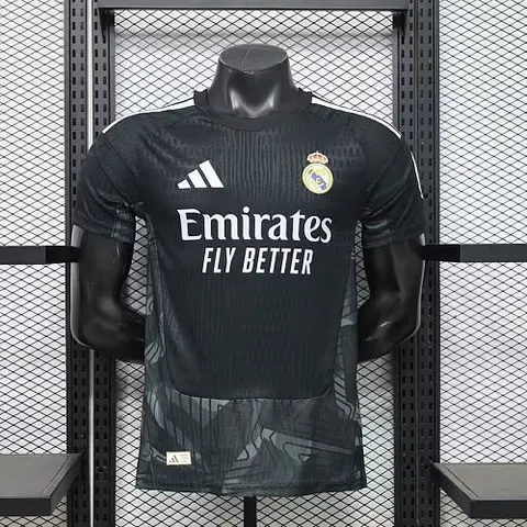 2026/27 Real Madrid Black Goalkeeper Player Version Jersey S-2XL