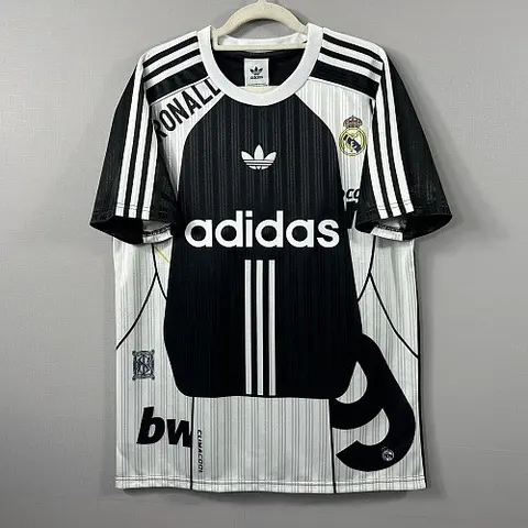 2026/27 Real Madrid Black and White Training Soccer Jersey S-2XL
