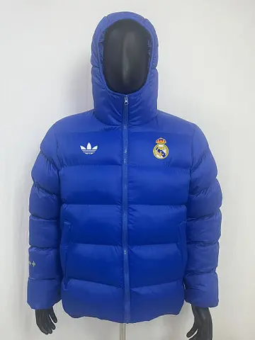 2026/27 Real Madrid Bright Blue Cotton Coat S-2XL