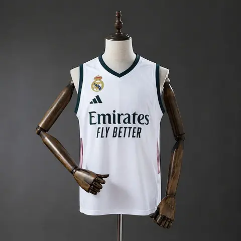 2026/27 Real Madrid Home Basketball Jersey S-4XL