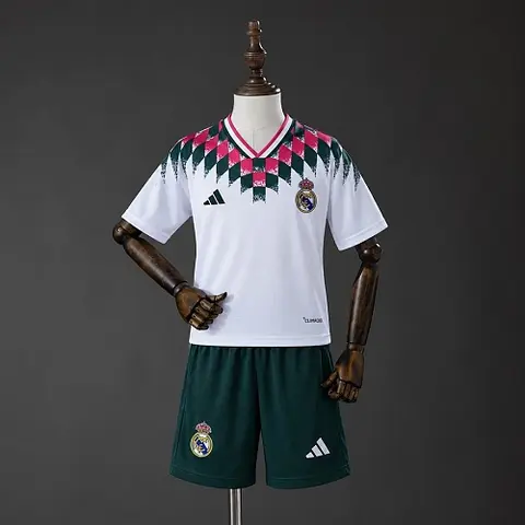 2026/27 Real Madrid Retro Model White Kids Kit 16-28