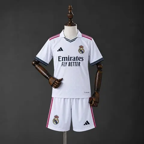 2026/27 Real Madrid X LV Co-Branded White Kids Kit Size 16-28