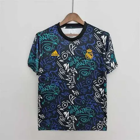 22-23 R MAD blue with green training shirt