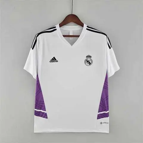 22-23 R MAD training suit white and purple border
