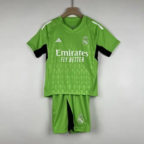 Ensemble de football enfant 23-24 R MAD vert gardien — tailles 16–28