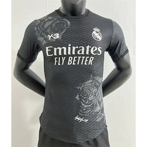 Maillot de football 24-25 R MAD Y3 noir — Version joueur