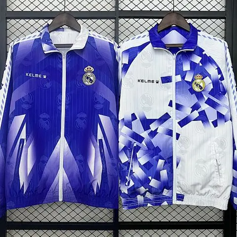 24-25 R MAD blue and white revisible windbreaker