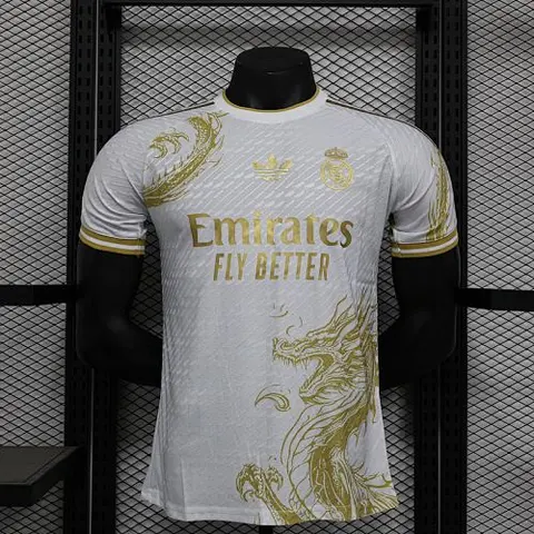 24-25 R MAD white and gold dragon player version jersey