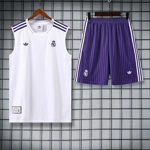 Débardeur 25-26 R MAD blanc et violet
