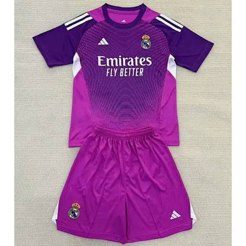 25-26 R MAD purple goalkeeper kid kit